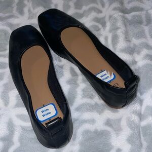 Time and Tru black flats. New, never worn.
